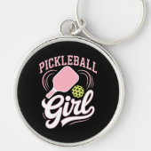 Porte-clés Joueuse de pickleball fille (Devant)