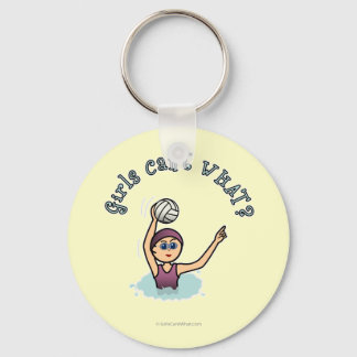 Porte-clés Joueuse de polo d'eau légère fille