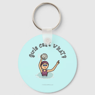 Porte-clés Joueuse de polo d'eau légère fille