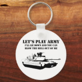 Porte-clés Jouons à l'armée (Recto)