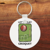 Porte-clés Jouons au Croquet (Recto)