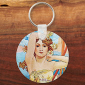 Porte-clés Jour, Alphonse Mucha (Recto)