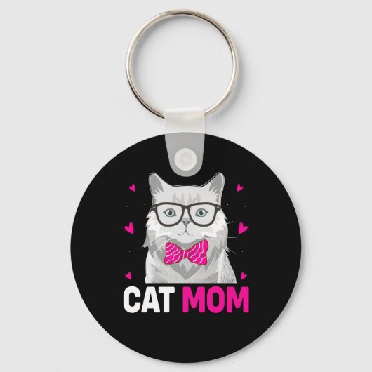 Porte-clés Jour de Cat Maman Joyeuse (Recto)