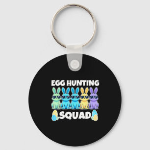 Porte-clés Jour de chasse aux oeufs de lapin de Pâques Humour