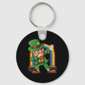 Porte-clés Jour de la Saint Patrick Dabbing Leprechaun Irland (Verso)