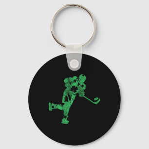 Porte-clés Jour de la Saint-Patrick Hockey Irlandais Garçons