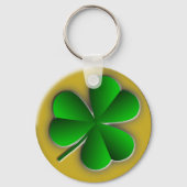 Porte-clés Jour de la Saint Patrick Shamrock classique Porte  (Recto)