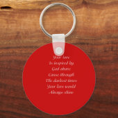 Porte-clés Jour de la Saint Valentin (Recto)