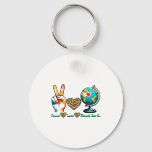 Porte-clés Jour de la Terre 22 avril Recycler Sauver l'enviro