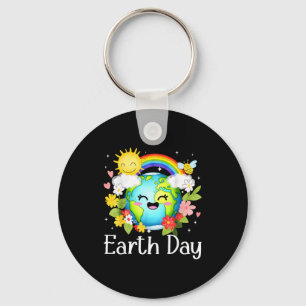 Porte-clés Jour de la Terre planète mignonne environnement re