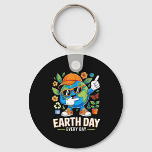 Porte-clés Jour de la Terre tous les jours sauvez la planète