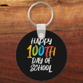 Porte-clés Jour De L'École Enseignant Garçons Filles Enfants (Recto)