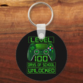 Porte-clés Jour De L'École Garçons Niveau 100 Jours De Déverr (Recto)