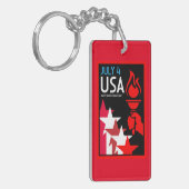 Porte-clés Jour de l'indépendance américaine (Devant gauche)