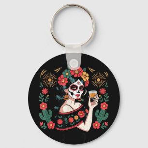 Porte-clés jour de l'indépendance du Mexique viva-mexico cabr