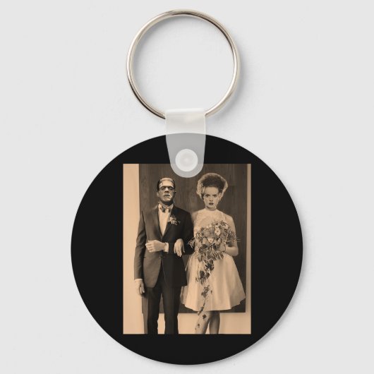 Porte-clés Jour de mariage Dapper Frankenstein - Monster Hall (Recto)
