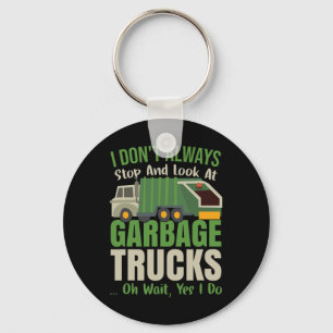 Porte-clés Jour de recyclage Enfants Funny Garge Camion Toddl