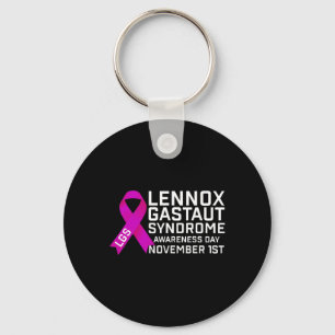 Porte-clés Jour de sensibilisation Lennox Gastaut Sensibilisa