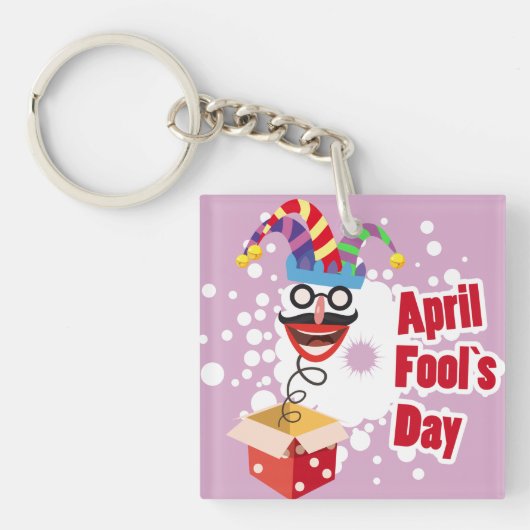 Porte-clés Jour des Fools d'avril (Devant)