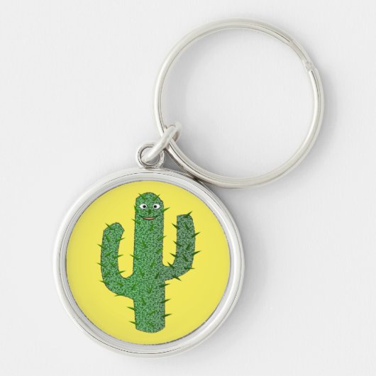 Porte-clés Jour des morts heureux Cactus (Devant)