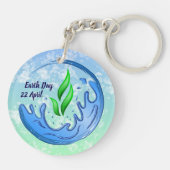 Porte-clés Jour des terres 2025 Notre Puissance Notre Planète (Dos)