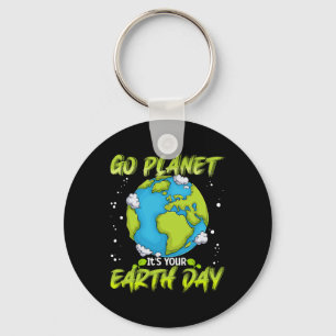 Porte-clés Jour des terres Chemise Go Planet C'est votre Jour