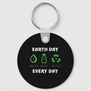 Porte-clés Jour des terres de chemise de jour de l'environnem