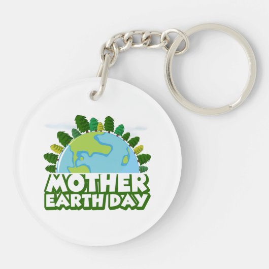 Porte-clés Jour des terres mère (Dos)