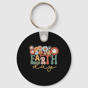 Porte-clés Jour des terres Super Flower Lover Planet World En