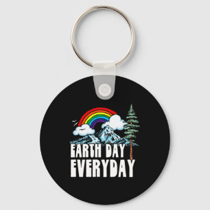 Porte-clés Jour des terres tous les jours ! Vintage Rainbow N
