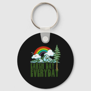 Porte-clés Jour des terres tous les jours ! Vintage Rainbow N
