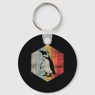 Porte-clés Jour des terres vintage Cadeaux Retro Penguin