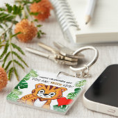 Porte-clés Jour des Valentines Tiger-rific pour enfants migno (Devant Droit)