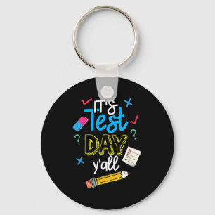 Porte-clés Jour d'essai Yall Funny School Test Motivation de