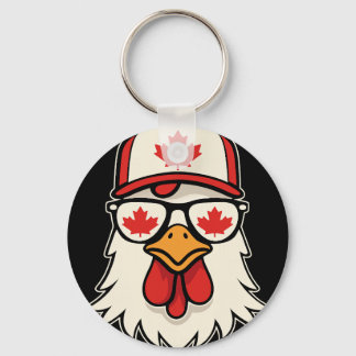 Porte-clés Jour du Canada Drapeau canadien Feuille d'érable P