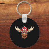 Porte-clés Jour du Canada Drapeau canadien Maple Leaf Moose S (Recto)