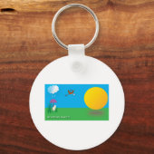 Porte-clés Jour ensoleillé-pluvieux (Recto)