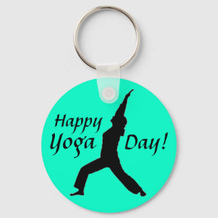 Porte-clés Jour heureux de yoga ! Porte - clé-Jade