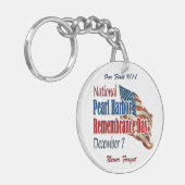 Porte-clés Jour national de Pearl Harbor (Devant gauche)