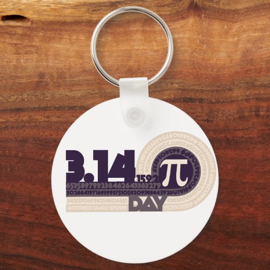 Porte-clés Jour Pi (Recto)