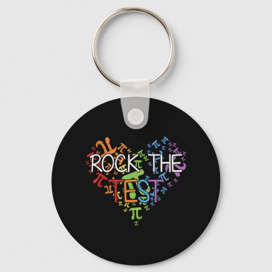 Porte-clés Jour Rock Le Test de l'enseignant Jour Rainbow Tea (Recto)