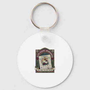 Porte-clés Journal de l'Évangile de Jésus Journal chrétien F