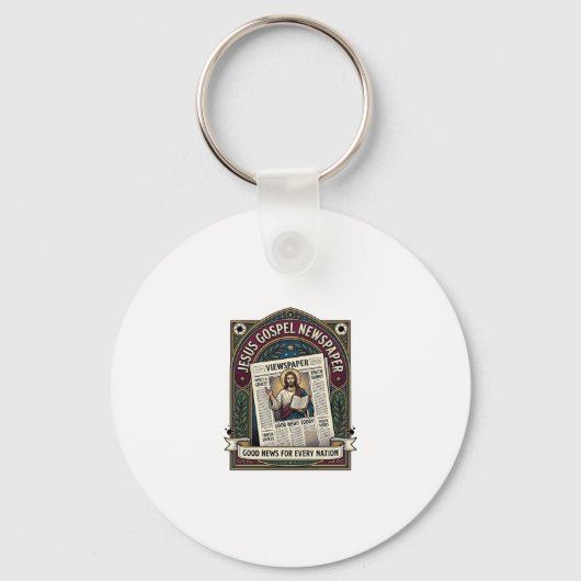Porte-clés Journal de l'Évangile de Jésus Journal chrétien F (Recto)