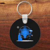 Porte-clés Journée commémorative de l'Holocauste - Yom Hashoa (Recto)