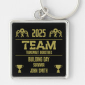 Porte-clés Journée de création d'équipe d'entreprise (Devant)