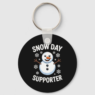 Porte-clés Journée de neige Suprter Flocon de neige Bonhomme