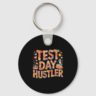 Porte-clés Journee de test d'humour mode hustler sur l'équipe