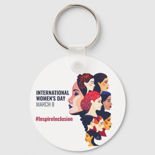 Porte-clés Journée internationale de la femme | IWD 8 mars (Recto)
