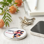 Porte-clés Journée internationale de la femme | IWD 8 mars (Côté)