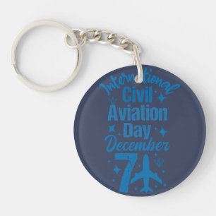 Porte-clés Journée internationale de l'aviation civile 7 déce